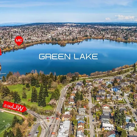 Green Lake 1St Line Home C Full Modern Remodeled